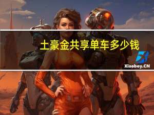 土豪金共享单车多少钱（土豪金共享单车）