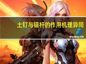 土钉与锚杆的作用机理异同（土钉和锚杆有什么区别）