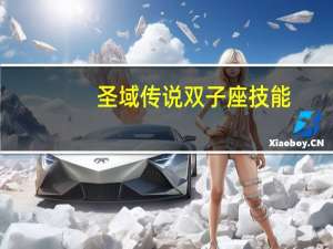 圣域传说双子座技能