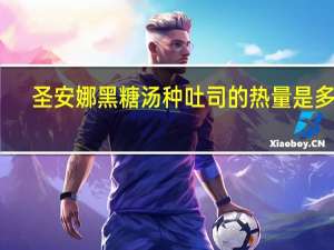 圣安娜 黑糖汤种吐司的热量是多少