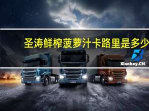 圣涛 鲜榨菠萝汁卡路里是多少