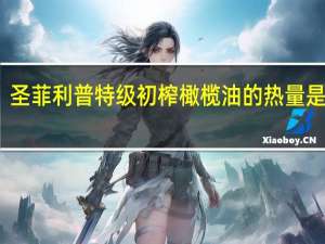 圣菲利普 特级初榨橄榄油的热量是多少