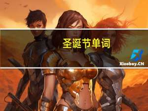 圣诞节单词