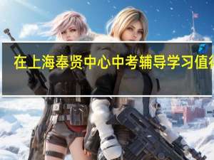 在上海奉贤中心中考辅导学习值得吗