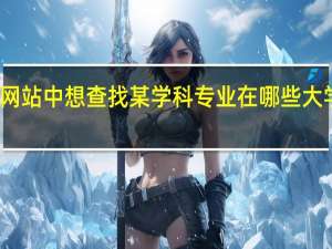 在中国知网网站中想查找某学科专业在哪些大学有博硕士授予点,应该在哪里查找