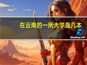 在云南的一所大学是几本