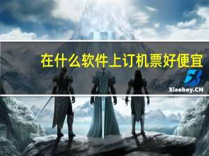 在什么软件上订机票好便宜