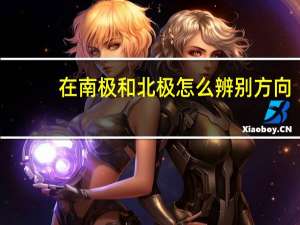 在南极和北极怎么辨别方向