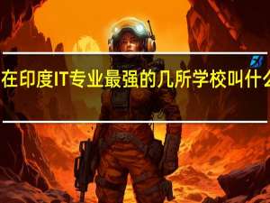 在印度IT专业最强的几所学校叫什么名字