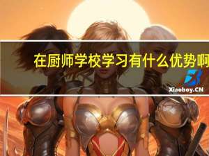 在厨师学校学习有什么优势啊