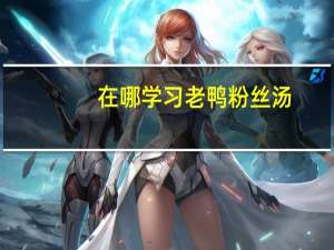 在哪学习老鸭粉丝汤
