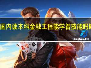 在国内读本科金融工程能学着技能吗好就业吗