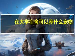 在大学宿舍可以养什么宠物