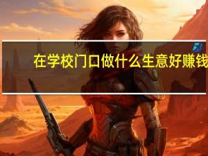 在学校门口做什么生意好赚钱