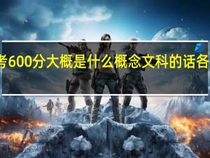在安徽高考考600分大概是什么概念 文科的话各门课大概要考多少