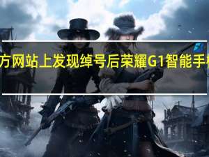 在官方网站上发现绰号后荣耀G1智能手机有望推出