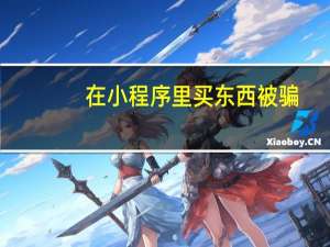 在小程序里买东西被骗