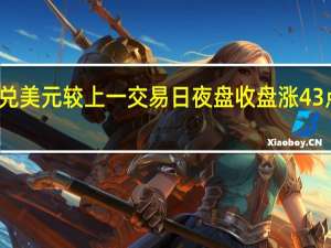 在岸人民币兑美元较上一交易日夜盘收盘涨43点 到底什么情况嘞