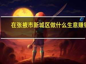 在张掖市新城区做什么生意赚钱