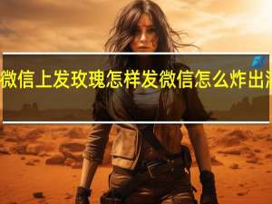 在微信上发玫瑰怎样发 微信怎么炸出满屏玫瑰