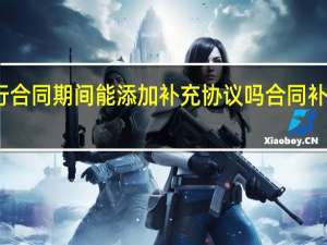 在执行合同期间能添加补充协议吗 合同补充协议范本