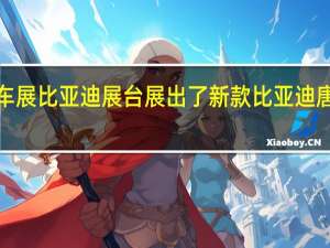 在本届成都车展比亚迪展台展出了新款比亚迪唐和比亚迪宋PLUS