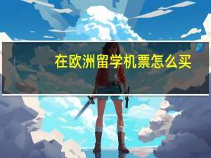 在欧洲留学机票怎么买