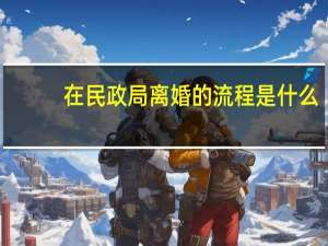 在民政局离婚的流程是什么
