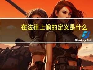 在法律上偷的定义是什么