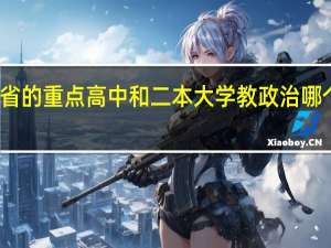 在省的重点高中和二本大学教政治哪个学校好