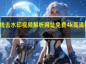 在线去水印视频解析网址免费 4k高清视频素材(在线视频去水印工具)