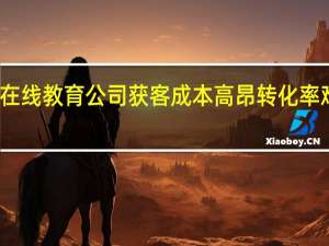 在线教育公司获客成本高昂转化率难提升