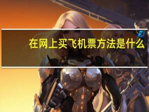 在网上买飞机票方法是什么