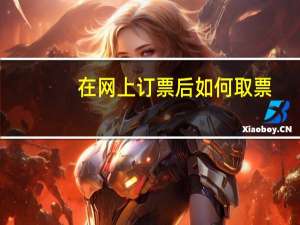 在网上订票后如何取票？
