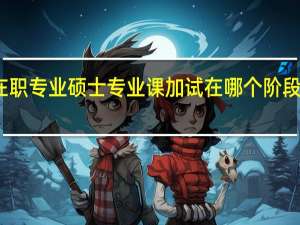 在职专业硕士专业课加试在哪个阶段中进行