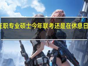 在职专业硕士今年联考还是在休息日进行吗