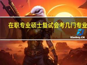 在职专业硕士复试会考几门专业课