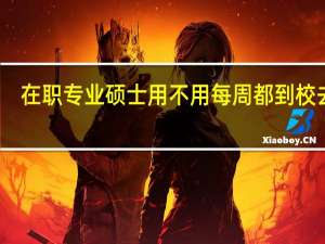 在职专业硕士用不用每周都到校去学