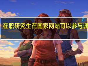 在职研究生在国家网站可以参与调剂吗