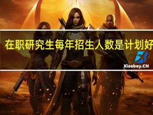 在职研究生每年招生人数是计划好的吗