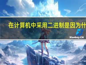 在计算机中采用二进制是因为什么