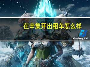 在辛集开出租车怎么样