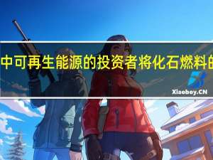 在过去十年中可再生能源的投资者将化石燃料的性能提高了三倍