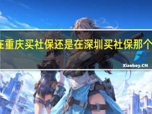 在重庆买社保还是在深圳买社保那个比较好