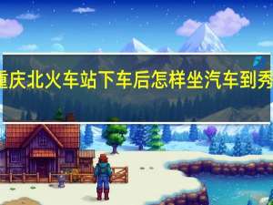 在重庆北火车站下车后怎样坐汽车到秀山火车站