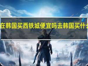 在韩国买西铁城便宜吗 去韩国买什么便宜