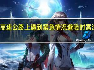 在高速公路上遇到紧急情况避险时需注意什么