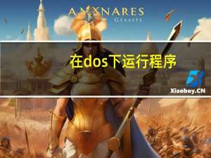 在dos下运行程序