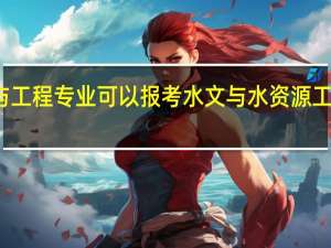 地下水科学与工程专业可以报考水文与水资源工程专业的公务员吗