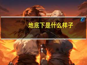 地底下是什么样子